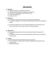 Syarikat pengendali takaful patuh syariah, yang telah diberikan lesen oleh bank negara malaysia (bnm). Swot Analysis Docx Swot Analysis For Great Eastern Takaful Prepared For Prepared By Supervised By Great Eastern Takaful Berhad I Syed Amirul Ashraf Ii Course Hero