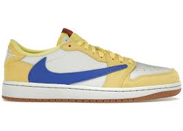 JORDAN 1 RETRO LOW OG SP TRAVIS SCOTT CANARY WOMEN'S