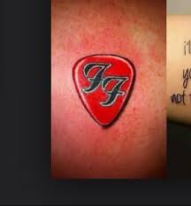 Foo fighters tattoo by jonnylaz on deviantart. Plectrum Foo Tattoo Foo Fighters Tattoo Tattoos Tattoo Inspiration