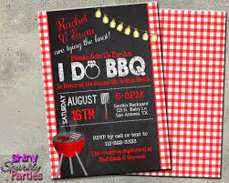 Mini red wagons party favors. I Do Bbq Engagement Party Invitation Forever Fab Boutique