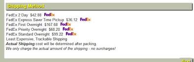2 next day by 3 p.m.2 2nd day by 4:30 p.m. Hikashop Fedex Shipping Test Environment Hikashop