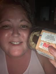 Someone enjoyed their cake! Picture description