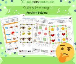 Which two boys are good in . Shape Puzzle Problem Solving Apple For The Teacher Ltd