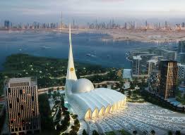 The Iconic Mosque In Dubai By Design Plus Architects Rat Lab Studio Mosque Mosque Design Mosque Architecture