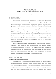 Contoh portofolio kerjamedia, teknologi, dan pembelajaranportofolio portofolio merupakan kumpulan pekerjaan siswa yang menggambarkan perkembangannya selamasatu periode. Http File Upi Edu Direktori Fip Jur Psikologi Pend Dan Bimbingan 195911301987031 Yaya Sunarya Porto Folio Tampil Kanwil Pdf