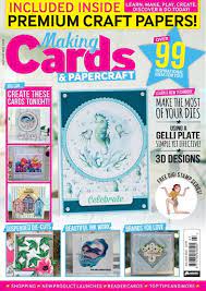 Your beautiful card has been crowned creative scrapbooker magazine's september card of the month!!!! Making Cards Papercraft Magazine Jul Aug 2021 Subscriptions Pocketmags