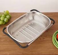 Wholesale Hot Sell New Design Stainless Steel Fruit Vegetable Strainer  Basket