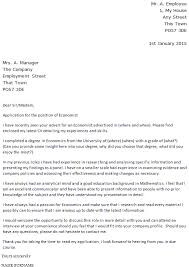 Economist Cover Letter Example Icover Org Uk