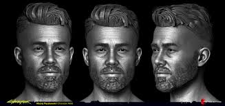 Kerry (both versions) and Denny, in-game models by Maciej Paczkowski  (Character Artist at CDPR) : r/LowSodiumCyberpunk