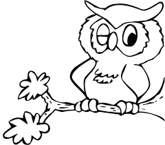Cute Owl Coloring Pages Coloring Home