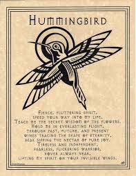 Hummingbird Prayer Shaman Animal Spirit Poster Page Art Nat Am Celtic Wicca Animal Spirit Guide Book Of Shadows Spirit Guides