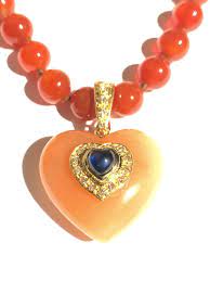 This Item Is Unavailable Etsy In 2021 Carnelian Necklace Blue Heart Vs Diamond