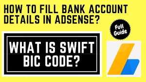 If you do not know or are unsure of the type of currency being received please use bofaus3n. What Is Swift Bic Code How To Fill Bank Details In Adsense Full Detail Technoguru Youtube