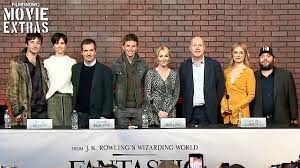 Eddie redmayne, katherine waterston, dan fogler and others. Fantastic Beasts And Where To Find Them Full Press Conference With Cast Director And Producers Youtube