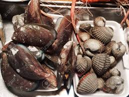 Coques De Fruits De Mer Grilles Banque D Images Et Photos Libres De Droits Image 43280749