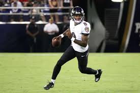 lamar jackson listed second on ravens first qb depth chart