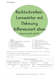 Rechtschreiben Lernworter Mit Dehnung Eh Ieh Differenziert Uben Grundschrift Ab Klasse 2 Probeseite Unterrichtsmaterial In Den Fachern Daz Daf De In 2020 Lernen Unterrichtsmaterial Daf