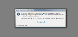 This does not always mean that solidworks recommends the latest driver for any given video card. Photoshop Error With Nvidia Graphics Card Driver Eehelp Com