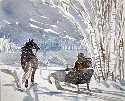 Stopping By Woods On A Snowy Evening Art Art Gallery Why do you draw that conclusion?