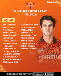 Here is the full and complete squad of Sunrisers Hyderabad. Predict your playing XI from the squad👇 [Sunrisers Hyderabad, SRH, IPL, IPL Auction, Pat Cummins] #IPL #IPLAuction