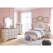 Hello, thanks for your inquiry. Signature Design By Ashley Realyn Twin Button Tufted Panel Bed In Chipped White Nebraska Furniture Mart