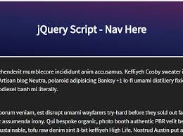 Shrink Sticky Header Nav On Scroll With Jquery And Css3 Free Jquery Plugins