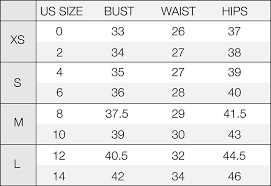 size guide lucy paris