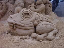 Sand Sculpture Photo By Jazzeroorat Photobucket Sand Sculptures Beach Sand Art Sand Art