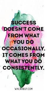 Success Doesn T Come From What You Do Occasionally It Comes From What You Do Consistently Get Inspired At 40plusentrepr In 2020 Success Quotes Positive Quotes Words