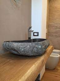 Meraviglioso Lavabo In Pietra Naturale Marmo E Travertino E Realizzati Da Un Unico Blocco Di Massel Bagno In Pietra Vasca Da Bagno In Pietra Arredamento Bagno