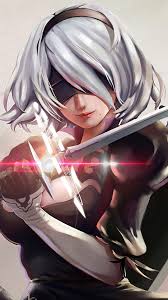 High res 2b phone wallpaper. Yorha 2b Nier Automata Katana Swords 4k Wallpaper 6 590