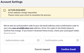 Three actions that commonly trigger a confirmation email in ecommerce are Email Address Change Kraken