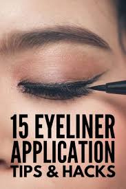 Eyeliner Hacks For Beginners 15 Makeup Tricks We Love How To Apply Eyeliner Eye Liner Tricks Eyeliner For Beginners