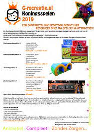 Koningsspelen 2019 zal voor onze 90 leerlingen beginnen in een gemeenschappelijke ruimte met een koninklijk ontbijt. Koningsspelen 2019 G Recreatie
