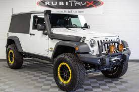 Maybe you would like to learn more about one of these? Pre Owned 2016 Jeep Wrangler Rubicon Unlimited Custom 2 Door White