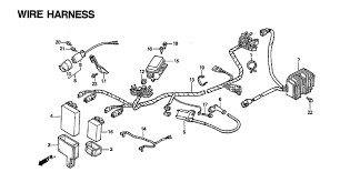 Honda civic headlights wiring diagram. 1993 Honda Wire Harness Fourtrax 300 Trx300 Parts Diagram