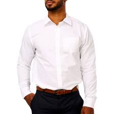 Brilliant Basics Men S Poplin Shirt White Big W
