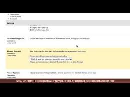 Pre Install Chrome Extensions For Your Google Apps Domain Google Apps Chrome Extensions Educational Apps