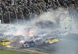 And with all the new safety features, such as the hans device (head and neck support) after winning nascar's rookie of the year in 2002, ryan newman had a devastating crash at the daytona 500 on february 16, 2003. Nascar Delayed Race Ends With Severe Wreck Pittsburgh Post Gazette