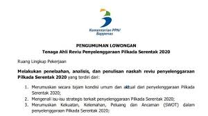 Pemanasan global atau yang sering. Lowongan Kerja Bappenas Terbaru Berikut Persyaratannya Halaman All Serambi Indonesia