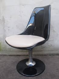 Mid Century Smoked Lucite Swivel Chair After Saarinen Modern Vintage Midcentury Modern Chair