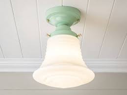 Vintage Rewired Semi Flush Mount Ceiling Light Fixture Art Flush Mount Ceiling Light Fixtures Light Fixtures Flush Mount Flush Mount Ceiling Lights