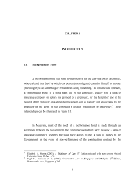 Lump sum contracts can include incentives or benefits for early termination, or can also have penalties, called. A Performance Bond Is A Bond Giving Security For The Where A Bond Is A Deed By Which One Person Chapter 1