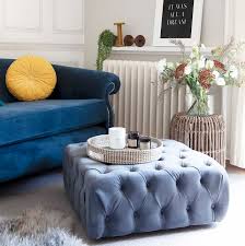 Removable arms for diddy door frames. Kingston Deep Buttoned Footstool Grace Grey