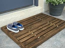Wooden Doormat Sawdust 2 Stitches Diy Wooden Projects Door Mat Diy Diy Outdoor Furniture