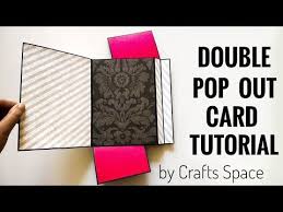 Learn easy techniques to take your card to the next level every. Double Pop Out Card Tutorial Easy Pop Up Cards Scrapbook Card Ideas Interactive Card Ideas Youtube In 2021 Pop Out Cards Diy Interactive Cards Diy Pop Up Cards