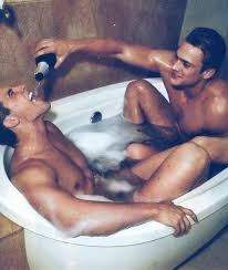 Hot mature guys in the bathroom. Two Gay Men In Shower Naked Photo