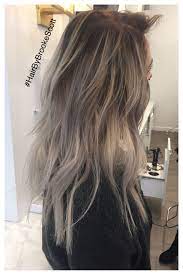 Balayage Dark Root Gray Hair With Tape In Extensions Balayage Hair Tape In Hair Extensions Balayage Hair Blonde Medium