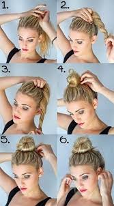 Various Styles To The Messy Top Knot For Short Hair Haar Brotchen Haare Frisieren Frisieren