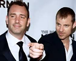 Matt and Trey between episodes WAICH WHICH WHICHONES ONES MOTHERFUCKER I'M  BEING SILENCED FOR MY YOPINIONS WHICH ON ONES WHICHONES ES